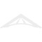 Ekena Millwork Pitch Stanford Architectural Grade PVC Gable Pediment, 72"W x 24"H x 1"P (8/12) GPP072X024X100STA - alternate 5